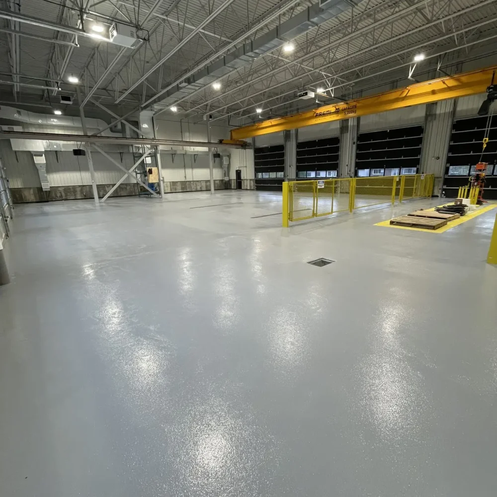 Plancher époxy commercial et industriel - Empire Epoxy